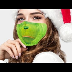 Grinch Face Mask